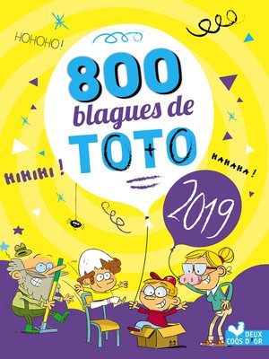 cover image of 800 blagues de Toto 2019